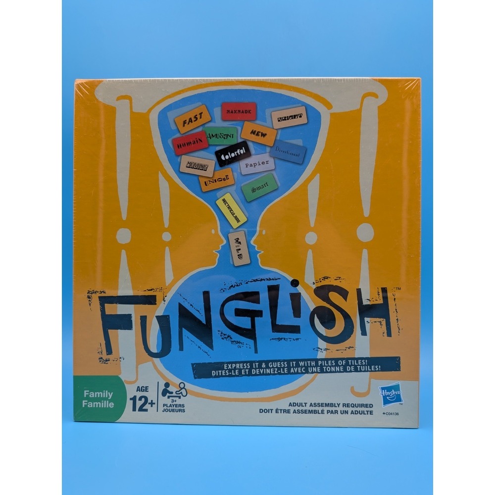 Funglish Board Game Family New Sealed 2009 Made in USA